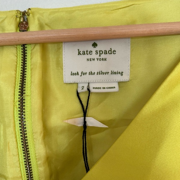 Kate Spade Vivid Yellow Mini Dress - Picture 3 of 6
